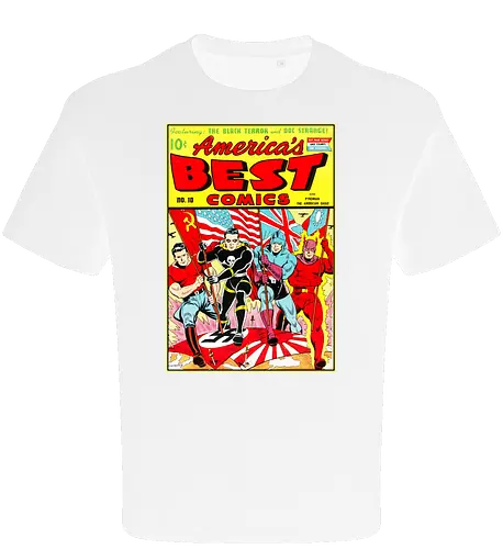 WWII Vintage Superhelden Krieg Comic Retro 1940er