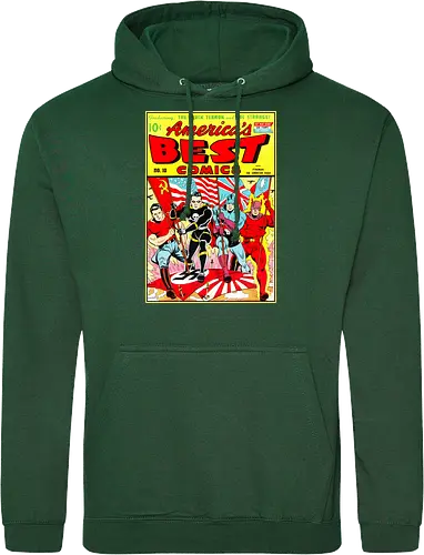 WWII Vintage Superhelden Krieg Comic Retro 1940er