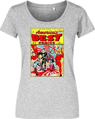 WWII Vintage Superhelden Krieg Comic Retro 1940er