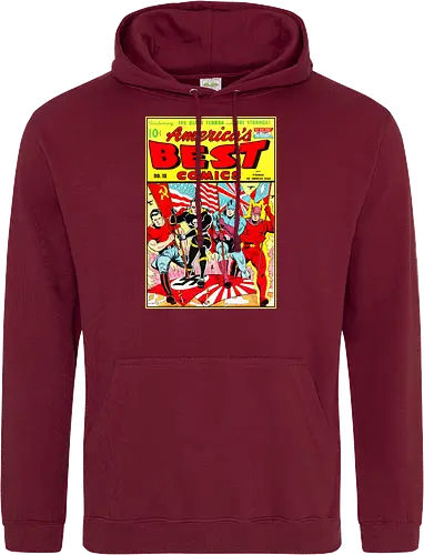 WWII Vintage Superhelden Krieg Comic Retro 1940er
