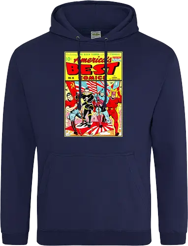 WWII Vintage Superhelden Krieg Comic Retro 1940er