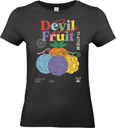 Vintage Devil Fruit Poster - Standard T-Shirt (Frauen)