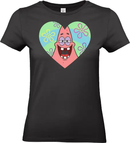 Pastel Starfish Love: Happy Heart Retro Graphic