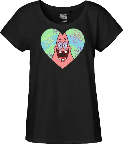 Pastel Starfish Love: Happy Heart Retro Graphic