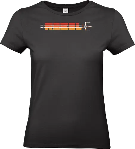 Afterburn Sector - 80s, 70s, 80s movies, cult film, galaxy, geek, nerd, nostalgia, old school, rebel, retro, sci fi, space, stripes, vintage - Standard T-Shirt (Frauen)