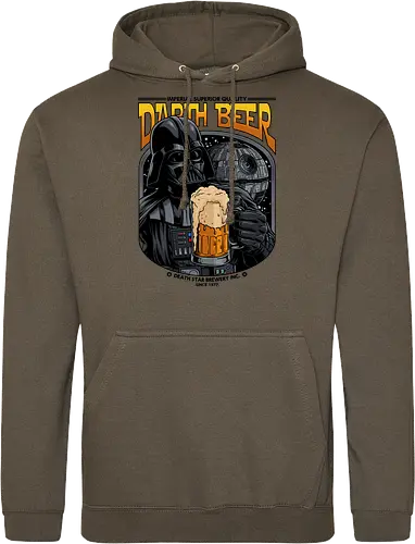 Darth Beer moon Brauerei Parodie - Darth-Bier, Villain, Bierparodie, Science-Fiction-Humor, Dunkle Seite, Bierliebhaber, Craft Beer, Trinkhumor, Imperiale Brauerei, Lustiges Bier, Weltraumfilmparodie, 1977 - Standard Hoodie