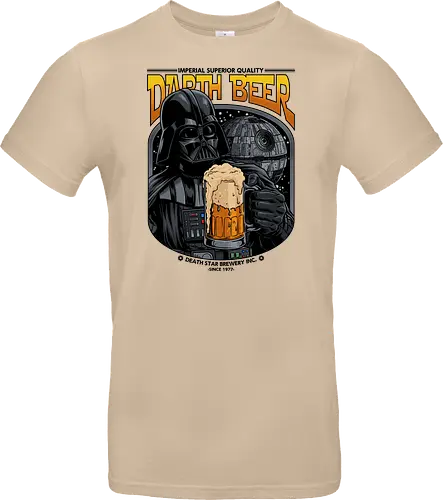 Darth Beer moon Brauerei Parodie - Darth-Bier, Villain, Bierparodie, Science-Fiction-Humor, Dunkle Seite, Bierliebhaber, Craft Beer, Trinkhumor, Imperiale Brauerei, Lustiges Bier, Weltraumfilmparodie, 1977 - Standard T-Shirt