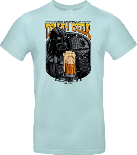 Darth Beer moon Brauerei Parodie - Darth-Bier, Villain, Bierparodie, Science-Fiction-Humor, Dunkle Seite, Bierliebhaber, Craft Beer, Trinkhumor, Imperiale Brauerei, Lustiges Bier, Weltraumfilmparodie, 1977 - Standard T-Shirt