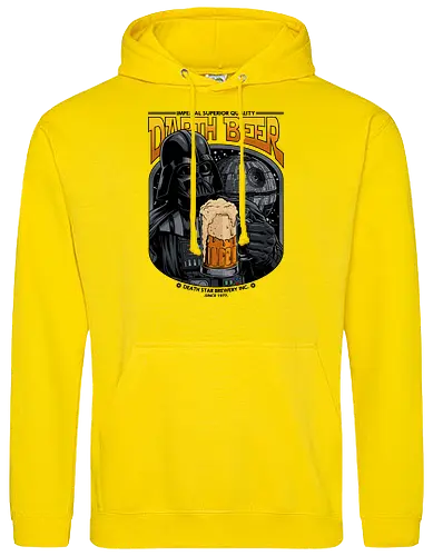 Darth Beer moon Brauerei Parodie - Darth-Bier, Villain, Bierparodie, Science-Fiction-Humor, Dunkle Seite, Bierliebhaber, Craft Beer, Trinkhumor, Imperiale Brauerei, Lustiges Bier, Weltraumfilmparodie, 1977 - Standard Hoodie