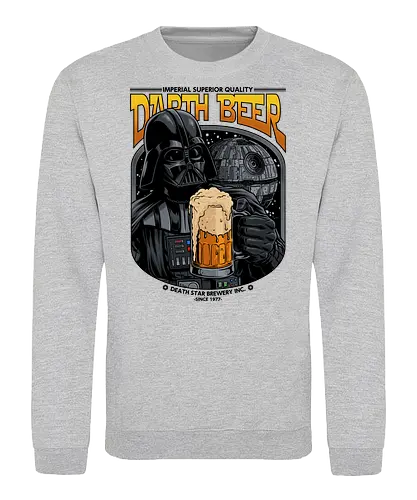 Darth Beer moon Brauerei Parodie - Darth-Bier, Villain, Bierparodie, Science-Fiction-Humor, Dunkle Seite, Bierliebhaber, Craft Beer, Trinkhumor, Imperiale Brauerei, Lustiges Bier, Weltraumfilmparodie, 1977 - Sweatshirt