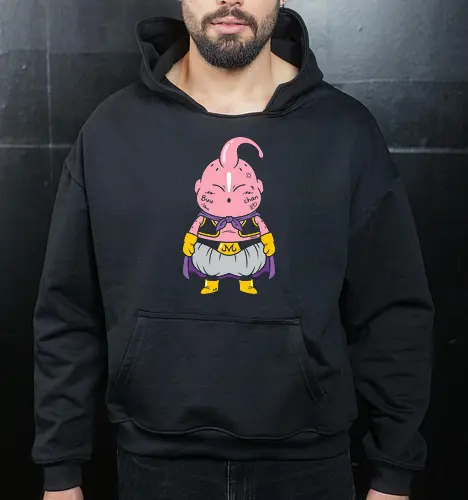 Grumpy Buu-Chan: Pastel Anime Graphic