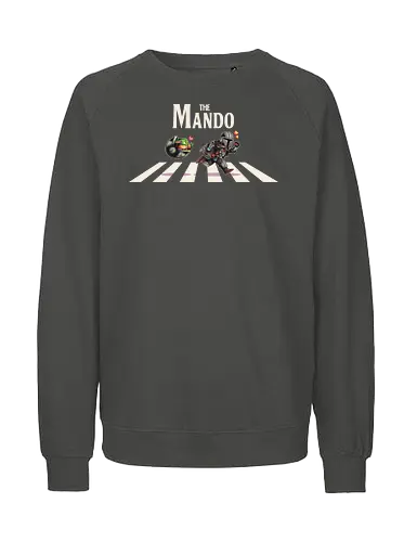 The Mando - Space Opera, grogu, mando, Bounty Hunter, Alien, baby, cute, star, Villain - Fairtrade Sweatshirt