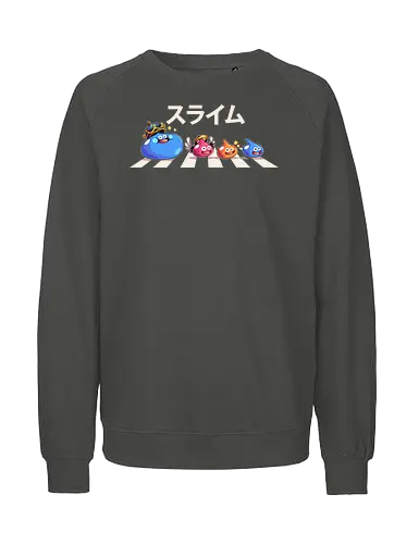 The Slimes - Quest, dragon, quest, Dragon, akira, slime, rpg, jrpg, Final, cute, abbey road - Fairtrade Sweatshirt
