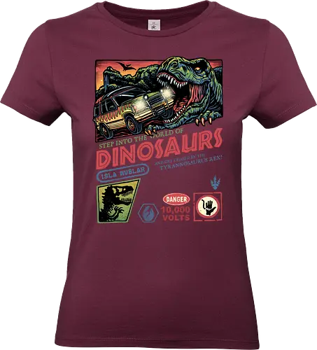 The World of Dinosaurs - Movie, film, dinosaur, dinosaurs, adventure, sci-fi, Tyrannosaurus - Standard T-Shirt (Frauen)