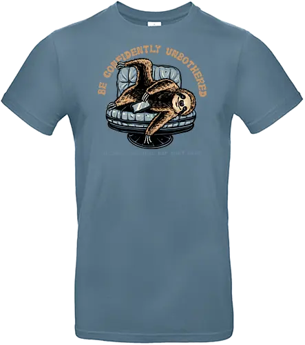 Confidently Unbothered - Sloth, sloths, animal, cute, funny, humor, lazy, confident, relaxing - Standard T-Shirt