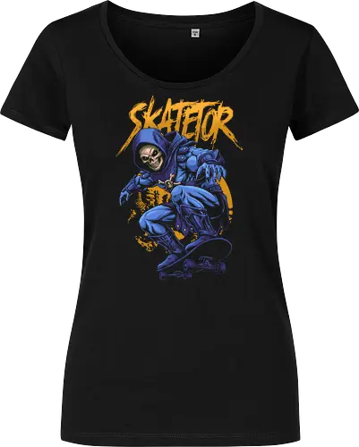 Skatetor – Skateboarding-Skeletor: Retro-Cartoon-Mashup