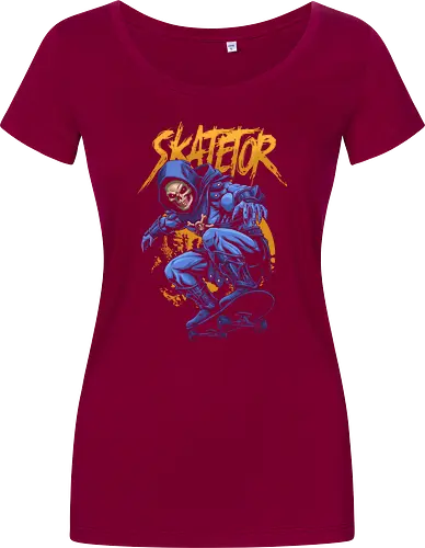 Skatetor – Skateboarding-Skeletor: Retro-Cartoon-Mashup