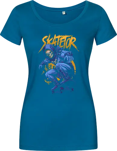 Skatetor – Skateboarding-Skeletor: Retro-Cartoon-Mashup