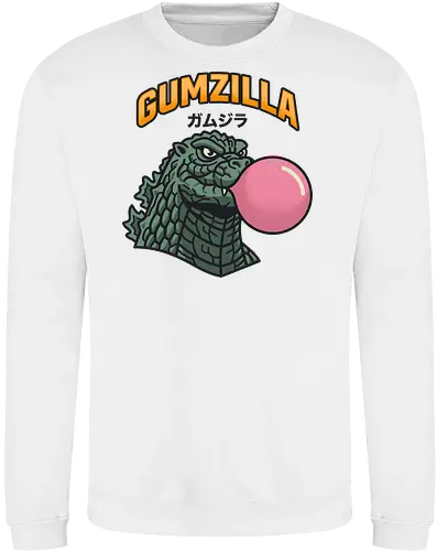 Retro Gumzilla Kaiju-Kaugummi-Parodie