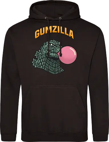 Retro Gumzilla Kaiju-Kaugummi-Parodie
