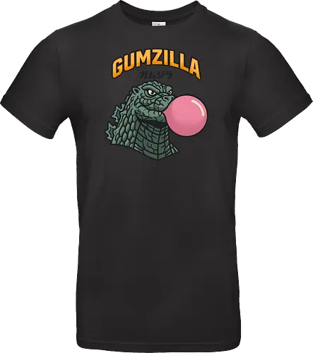Retro Gumzilla Kaiju-Kaugummi-Parodie