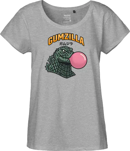 Retro Gumzilla Kaiju-Kaugummi-Parodie