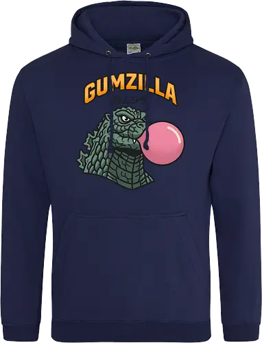 Retro Gumzilla Kaiju-Kaugummi-Parodie