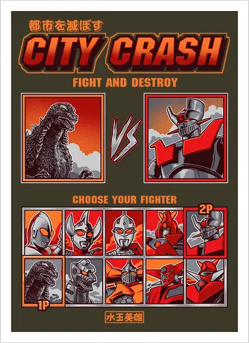 Kaiju vs. Mecha – Retro-Arcade-Kampfspiel