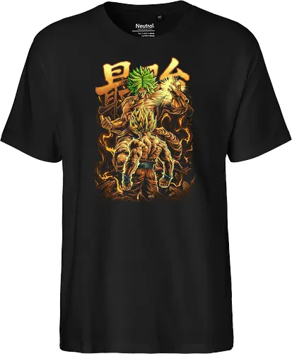 Broly vs. Goku – Legendärer Super-Saiyajin-Anime-Kampf - Fairtrade T-Shirt