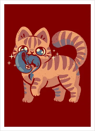Cute Alien Cat