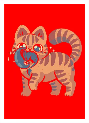 Cute Alien Cat