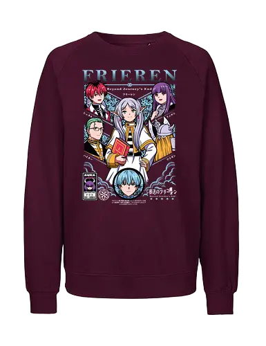 Frieren – Beyond the Journey - frieren, sousou no frieren, elf mage, anime fantasy, magic anime, adventure manga, anime elf, fantasy journey - Fairtrade Sweatshirt