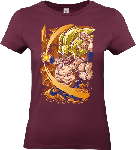 Ssj Awakening - anime warrior, saiyan power, anime battle, kamehameha, dbz, goku, ssj - Standard T-Shirt (Frauen)