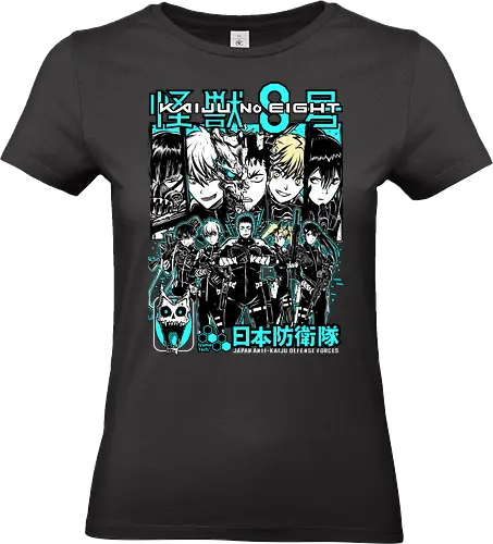 Kaiju No 8 – Defense Force - kaiju no 8, defense force, kafka hibino, anime squad, kaiju battle, monster anime, anime action, military anime - Standard T-Shirt (Frauen)