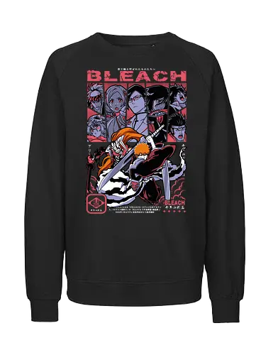 Soul Reaper Legacy - bleach, ichigo kurosaki, soul reaper, shinigami, anime swordsman, hollow mask, anime battle, bankai - Fairtrade Sweatshirt