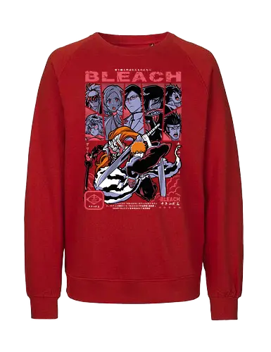 Soul Reaper Legacy - bleach, ichigo kurosaki, soul reaper, shinigami, anime swordsman, hollow mask, anime battle, bankai - Fairtrade Sweatshirt