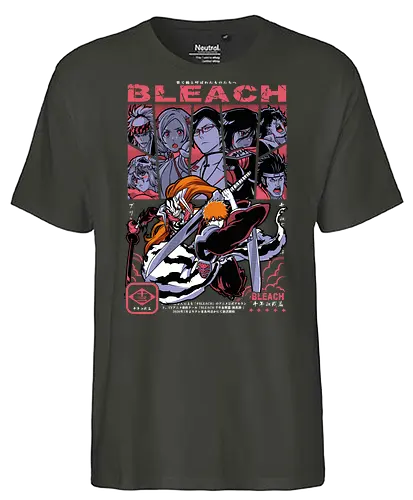 Soul Reaper Legacy - bleach, ichigo kurosaki, soul reaper, shinigami, anime swordsman, hollow mask, anime battle, bankai - Fairtrade T-Shirt