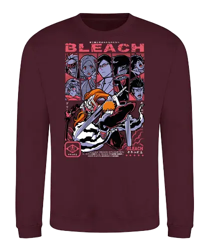 Soul Reaper Legacy - bleach, ichigo kurosaki, soul reaper, shinigami, anime swordsman, hollow mask, anime battle, bankai - Sweatshirt