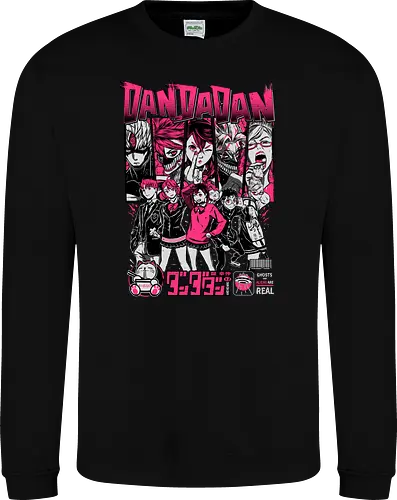 Paranormal Squad - dandadan, momo ayase, okarun, supernatural anime, alien anime, yokai battle, anime comedy, paranormal action - Sweatshirt