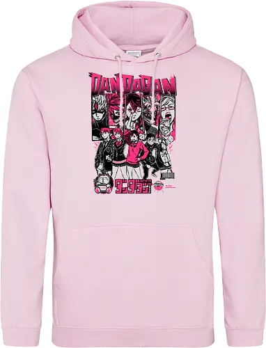 Paranormal Squad - dandadan, momo ayase, okarun, supernatural anime, alien anime, yokai battle, anime comedy, paranormal action - Standard Hoodie