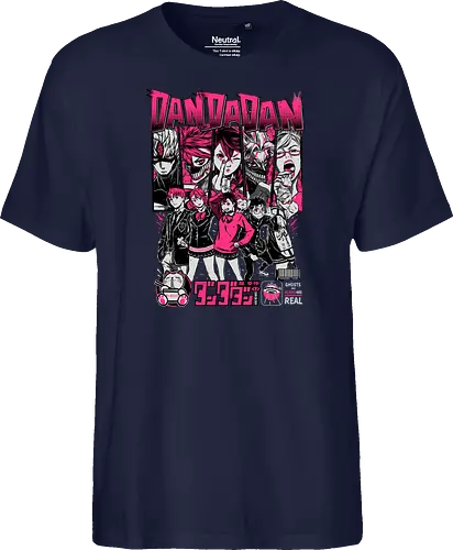 Paranormal Squad - dandadan, momo ayase, okarun, supernatural anime, alien anime, yokai battle, anime comedy, paranormal action - Fairtrade T-Shirt