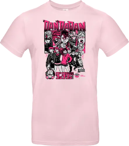 Paranormal Squad - dandadan, momo ayase, okarun, supernatural anime, alien anime, yokai battle, anime comedy, paranormal action - Standard T-Shirt