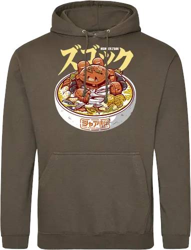 Char Z'Gok Meeresfrüchte-Ramen – Lustige Mecha-Parodie