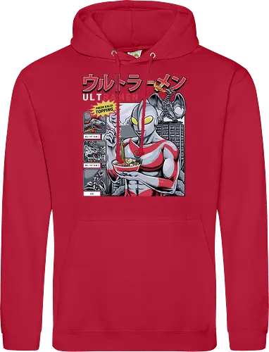 Ultramen Ramen-Nudelsuppe – Lustige Kaiju-Topping-Parodie