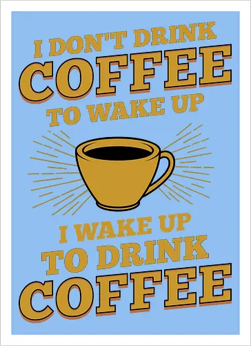 Lustiges Kaffee Liebhaber Design