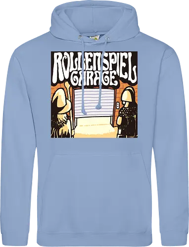 Logo des Podcasts RollenspielGarage. Design by CrlBox. Feuerball!