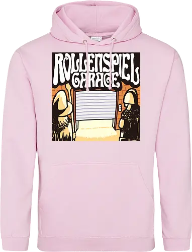 Logo des Podcasts RollenspielGarage. Design by CrlBox. Feuerball!