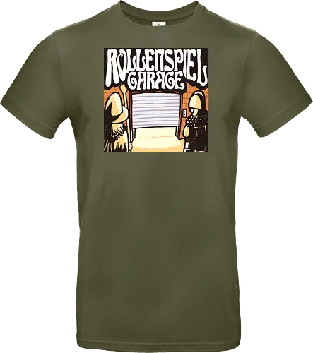 Logo des Podcasts RollenspielGarage. Design by CrlBox. Feuerball!