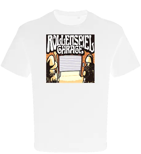 Logo des Podcasts RollenspielGarage. Design by CrlBox. Feuerball!