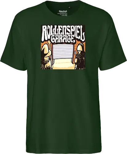 Logo des Podcasts RollenspielGarage. Design by CrlBox. Feuerball!